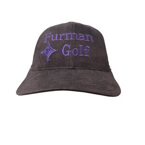Furman Golf University Paladins New Era Strapback Hat Cap Ladies Made in USA Vtg